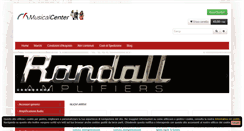 Desktop Screenshot of musicalcenter.it